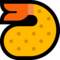 Fried Shrimp emoji on Microsoft